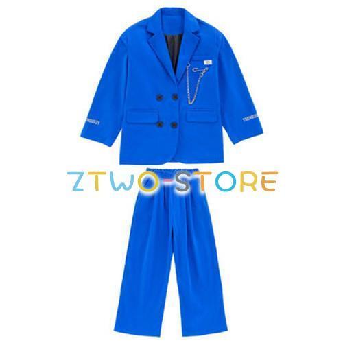 新しい子供用ダンスウェア キッズダンス衣装 セットアップ スーツ ヒップホップ スーツ 黒 ブルー コート パンツ 女の子 男の子 HIPPOP 上下セット 韓国 かっこいい 発表会 110 180 新しい子供用ダンスウェア キッズダンス衣装 セットアップ スーツ ヒップホップ スーツ 黒 ブルー コート パンツ 女の子 男の子 HIPPOP 上下セット 韓国 かっこいい 発表会 110 180