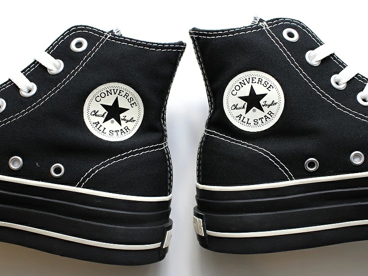 オールスター (R) リフテッド オーバーテープ ST ハイカット ブラック ALL STAR (R) LIFTED OVERTAPE ST HI 31313950 レディース スニーカー 厚底