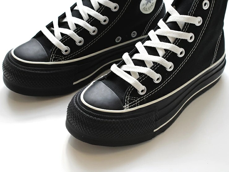 オールスター (R) リフテッド オーバーテープ ST ハイカット ブラック ALL STAR (R) LIFTED OVERTAPE ST HI 31313950 レディース スニーカー 厚底