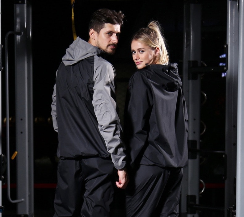 6倍発汗 サウナスーツ スポーツウェア レディース メンズ 2点セット 上下セット ダイエット 6倍発汗 サウナスーツ スポーツウェア レディース メンズ 2点セット 上下セット ダイエット