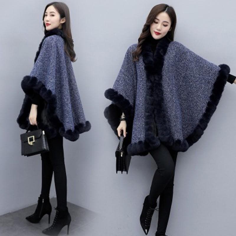 新品 大人気 ケープコート チュニック丈 冬 レディース ファー トップス 膝上 裏起毛 ビッグシルエット ゆったり 体型カバー 防寒 秋 新品 大人気 ケープコート チュニック丈 冬 レディース ファー トップス 膝上 裏起毛 ビッグシルエット ゆったり 体型カバー 防寒 秋
