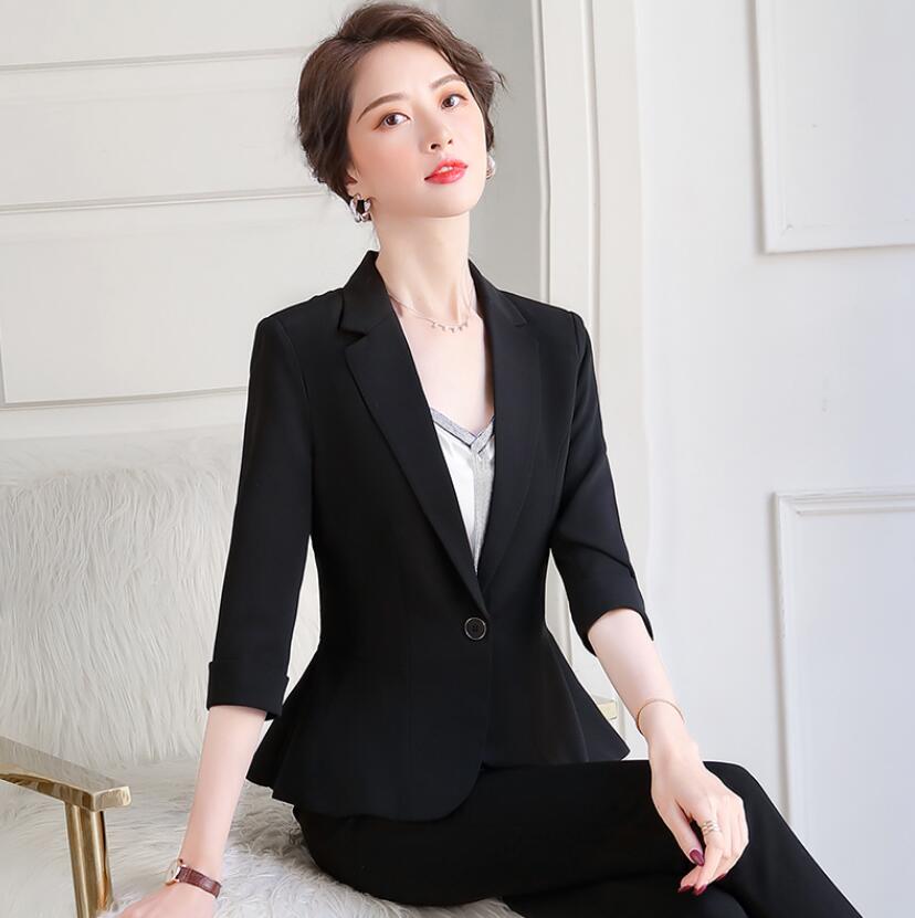 洗えるスーツ 秋スーツ レディース 7分袖ジャケット+キャミソール+スカート/パンツ 20代30代40代50代 フォーマル OL 通勤 ママ 二次会 卒業式 オフィス上下セットS/M/L/XL/2XL