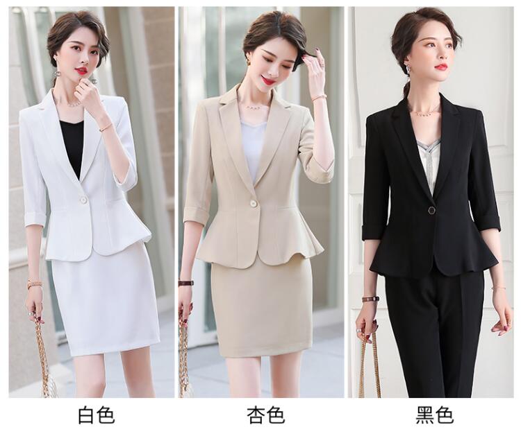 洗えるスーツ 秋スーツ レディース 7分袖ジャケット+キャミソール+スカート/パンツ 20代30代40代50代 フォーマル OL 通勤 ママ 二次会 卒業式 オフィス上下セットS/M/L/XL/2XL