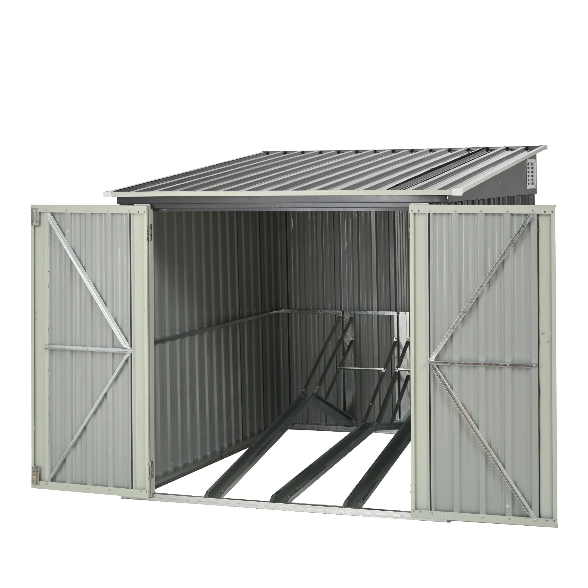 1651【スタンド搭載】自転車倉庫 3台用 物置 屋外 スチール 施錠可能 戸外収納庫 大型 収納庫 屋外物置 防さび 防水 ドア スチール物置 屋外収納 ガーデニング 庭 新作【グレー】 1651【スタンド搭載】自転車倉庫 3台用 物置 屋外 スチール 施錠可能 戸外収納庫 大型 収納庫 屋外物置 防さび 防水 ドア スチール物置 屋外収納 ガーデニング 庭 新作【グレー】