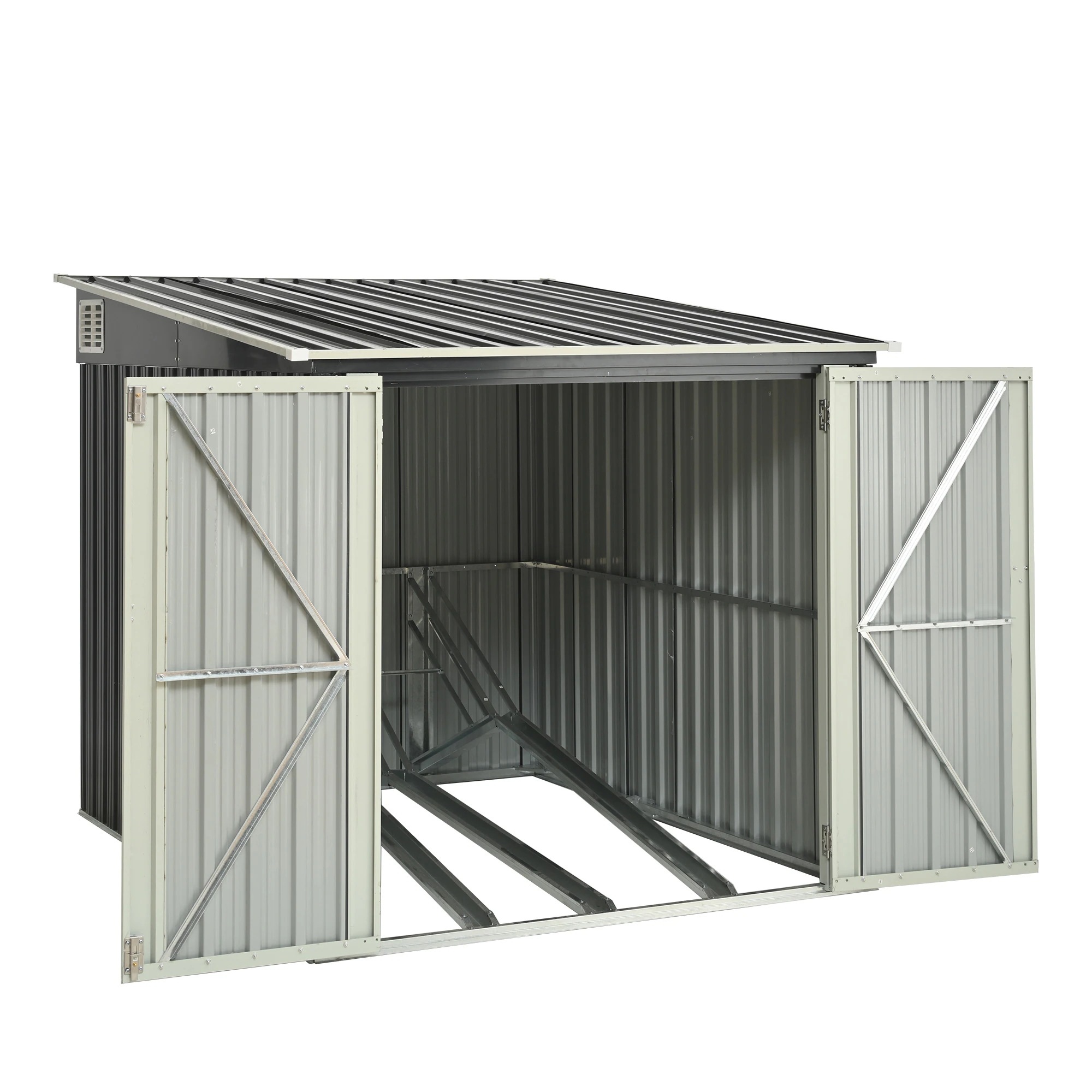 1651【スタンド搭載】自転車倉庫 3台用 物置 屋外 スチール 施錠可能 戸外収納庫 大型 収納庫 屋外物置 防さび 防水 ドア スチール物置 屋外収納 ガーデニング 庭 新作【グレー】 1651【スタンド搭載】自転車倉庫 3台用 物置 屋外 スチール 施錠可能 戸外収納庫 大型 収納庫 屋外物置 防さび 防水 ドア スチール物置 屋外収納 ガーデニング 庭 新作【グレー】