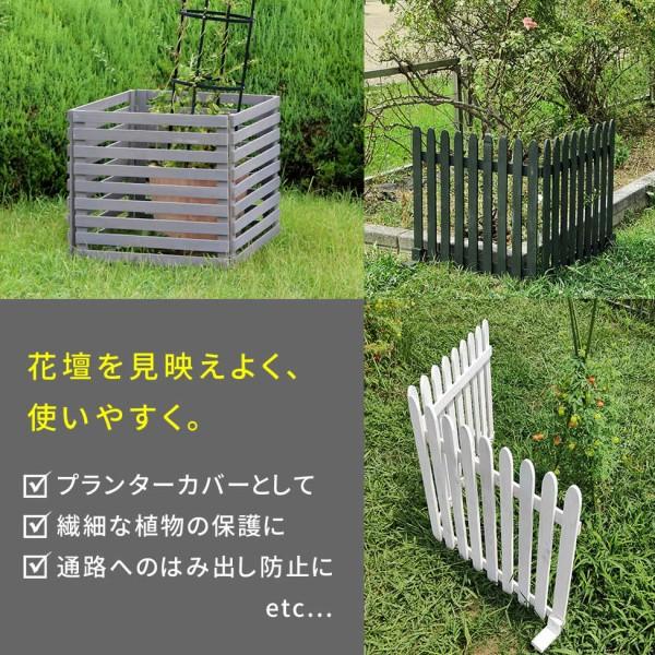 ウッドフェンス 折りたためる 縦ストライプ 1枚組 142.5x71cm 置くだけ 脚付き木製フェンス 仕切り 花壇 ガーデニング ウッドフェンス 折りたためる 縦ストライプ 1枚組 142.5x71cm 置くだけ 脚付き木製フェンス 仕切り 花壇 ガーデニング