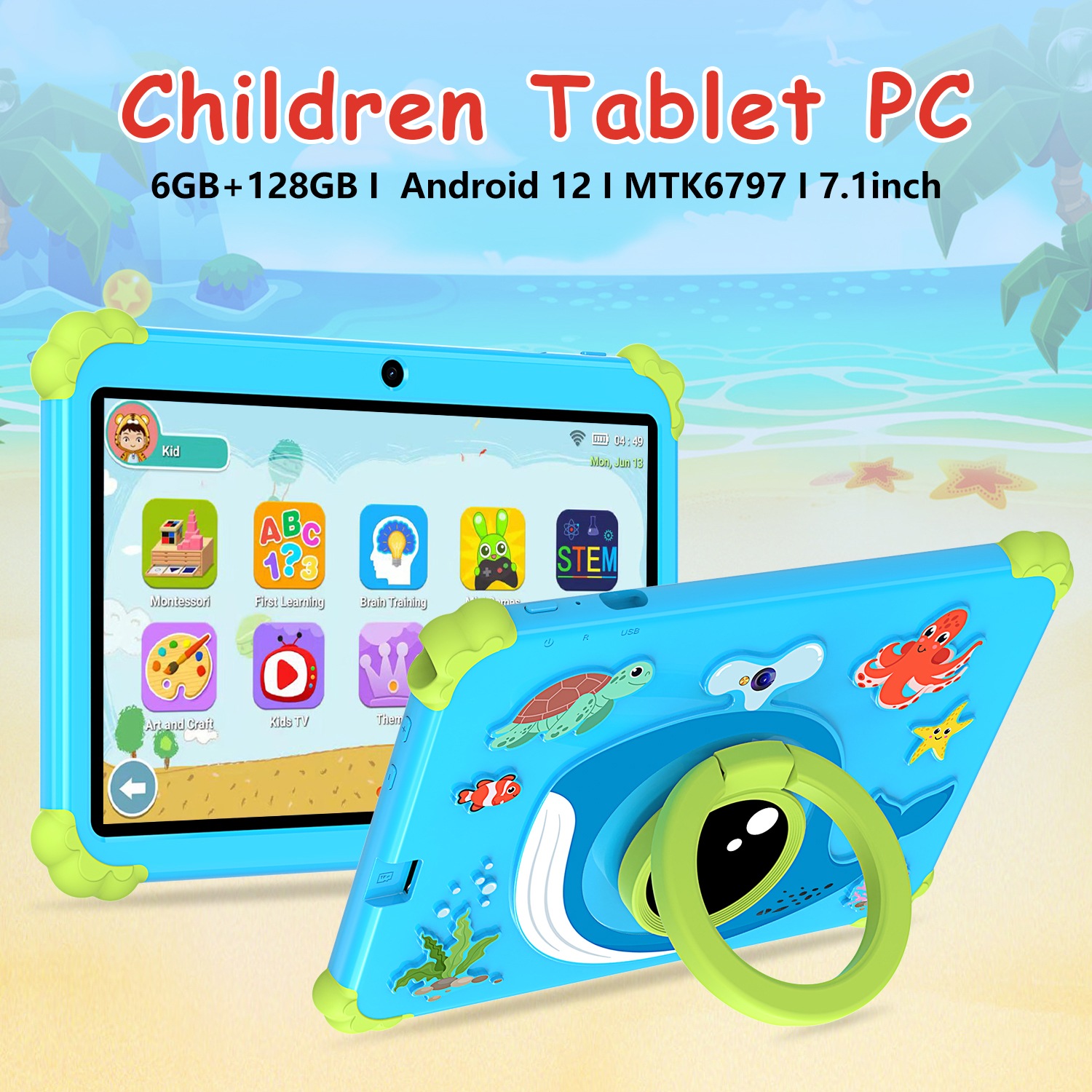 タブレットPC 子供用タブレット 鯨 7インチ android12 子供向け 知育ゲーム キッズ お子様 児童用 知育 プレゼント 学習 知識 誕生日 高性能 品質保証 タブレットPC 子供用タブレット 鯨 7インチ android12 子供向け 知育ゲーム キッズ お子様 児童用 知育 プレゼント 学習 知識 誕生日 高性能 品質保証