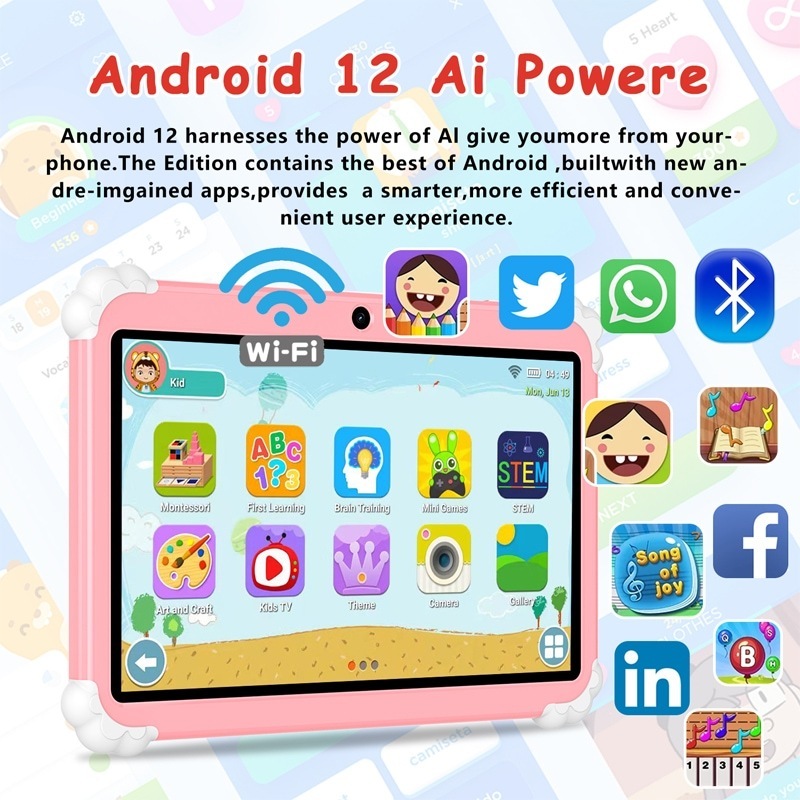 タブレットPC 子供用タブレット 鯨 7インチ android12 子供向け 知育ゲーム キッズ お子様 児童用 知育 プレゼント 学習 知識 誕生日 高性能 品質保証 タブレットPC 子供用タブレット 鯨 7インチ android12 子供向け 知育ゲーム キッズ お子様 児童用 知育 プレゼント 学習 知識 誕生日 高性能 品質保証