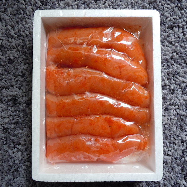 めんたいこです　その他の方は購入されないで下さい 訳あり 本場福岡 無着色辛子明太子【約4kg】(約1kg×4箱) : 笑顔