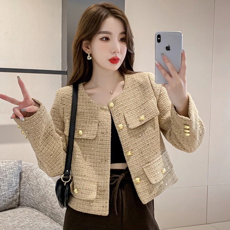 新作 おしゃれ 気質 長袖 ジャケット スーツ スーツジャケット トップス アウター ショット丈 百掛け 通勤 ジャケット