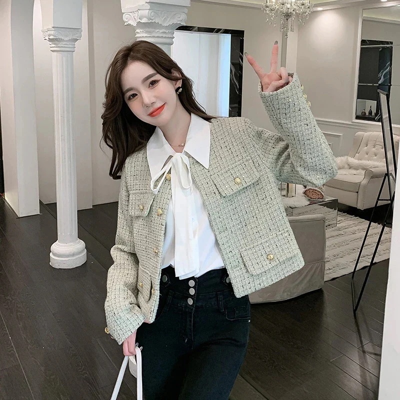 新作 おしゃれ 気質 長袖 ジャケット スーツ スーツジャケット トップス アウター ショット丈 百掛け 通勤 ジャケット