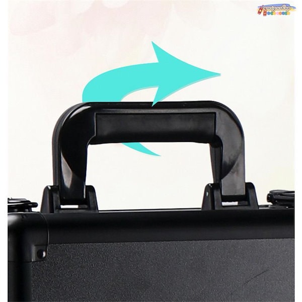 Qoo10] プロ用 メイクボックス キャスター付き