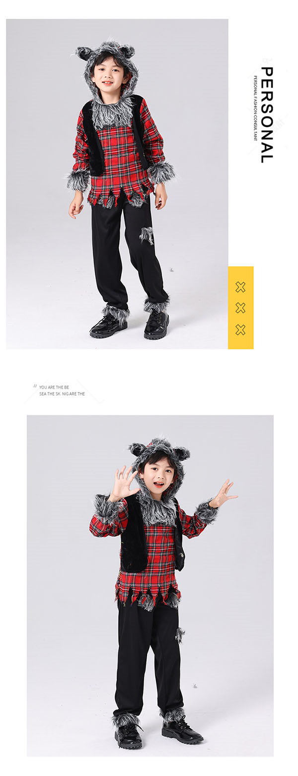 Qoo10] ハロウィン 衣装 子供 オオカミ 狼 パ