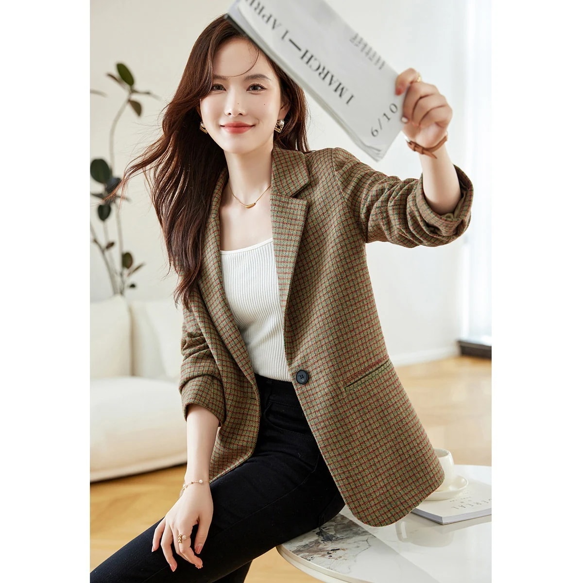 新作スーツレディ通勤気質スーツジャケット ロングコート レディースブレザーレディースコート スーツ 上質 レディース トップス カジュアル スーツ 秋冬秋 新作スーツレディ通勤気質スーツジャケット ロングコート レディースブレザーレディースコート スーツ 上質 レディース トップス カジュアル スーツ 秋冬秋