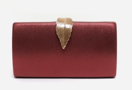 クラッチバッグ レディース バッグ 鞄 かばん ショルダーバッグ ハンドバッグ リーフモチーフ パーティーバッグ お呼ばれ 結婚式 きれいめ エレガント チェーンストラップ 細ストラップ 肩掛け