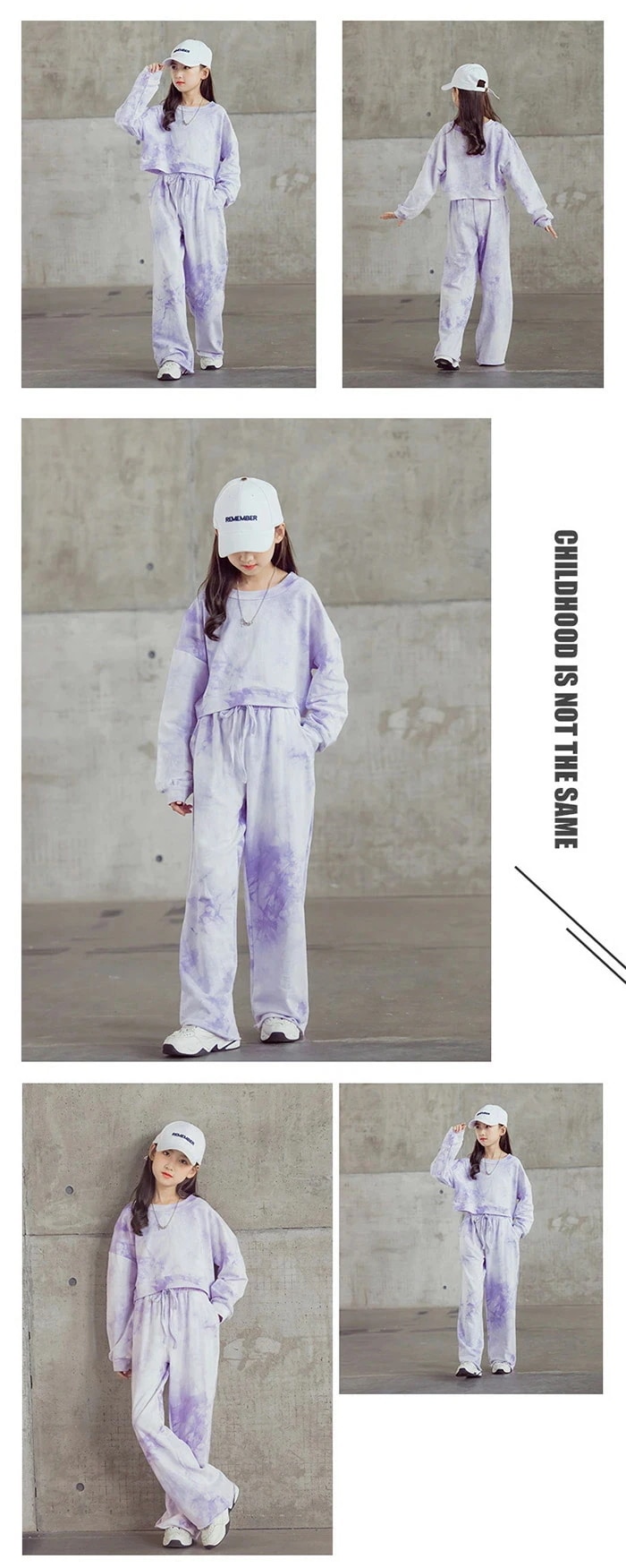 絞り染め キッズ ダンス衣装 上下セット ガールズ スポーツウェア ジャージ 韓国子供服 トップス 女の子 男の子 長袖 運動着 ジュニア ゆったり トレーナー