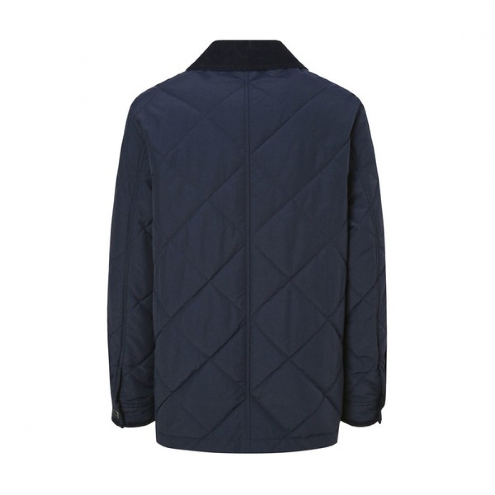 [ヘッジス] 25SS ネイビーキルトチョアジャケット HZJU5A103N2