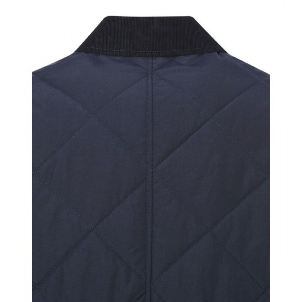 [ヘッジス] 25SS ネイビーキルトチョアジャケット HZJU5A103N2