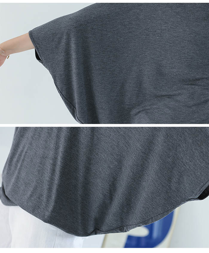 ｔシャツ レディース カットソー 春 秋 夏 トップス Tシャツ モデール 半袖 チュニック チュニック 体型カバー シンプル 長袖 大きいサイズ 着痩せ ルームウェア 13色 無地 肌着 夏用 春夏