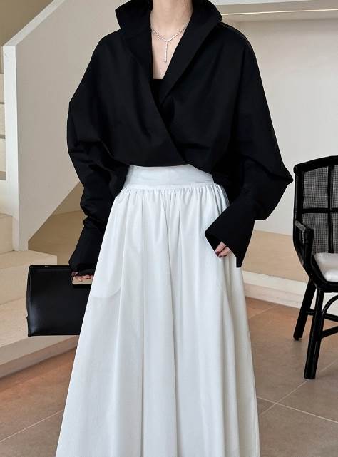 【送料無料】ファスナー ふっくら ふわふわ 落ち感 ハイウエスト Aライン フレア ロング丈 ひざ下 夏 プリーツスカート レディース ボトムス