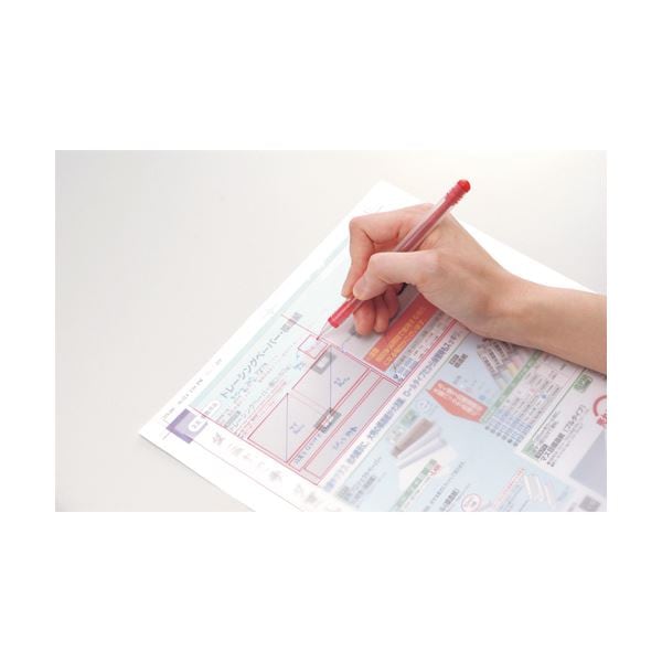 (まとめ) TANOSEE トレーシングペーパー60g B4 1パック（100枚） (×10セット)