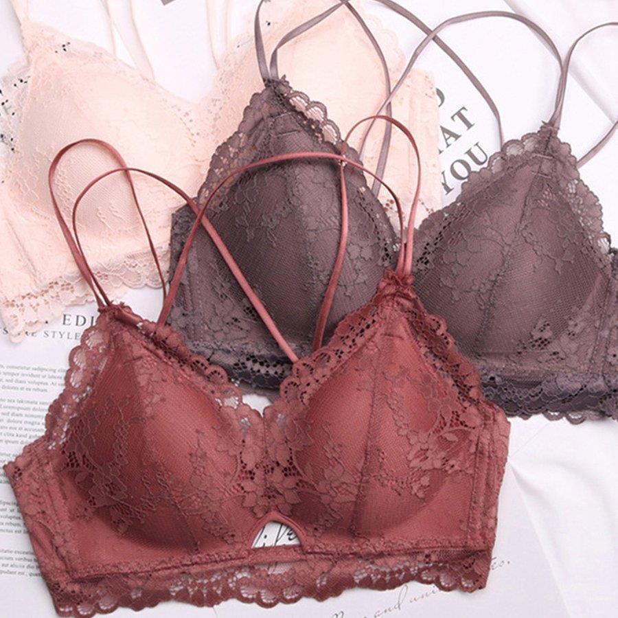 花柄レース ブラショーツセット レディース ランジェリーノンワイヤー ブラジャー ダブルストラップ 3way下着セット 花柄レース ブラショーツセット レディース ランジェリーノンワイヤー ブラジャー ダブルストラップ 3way下着セット