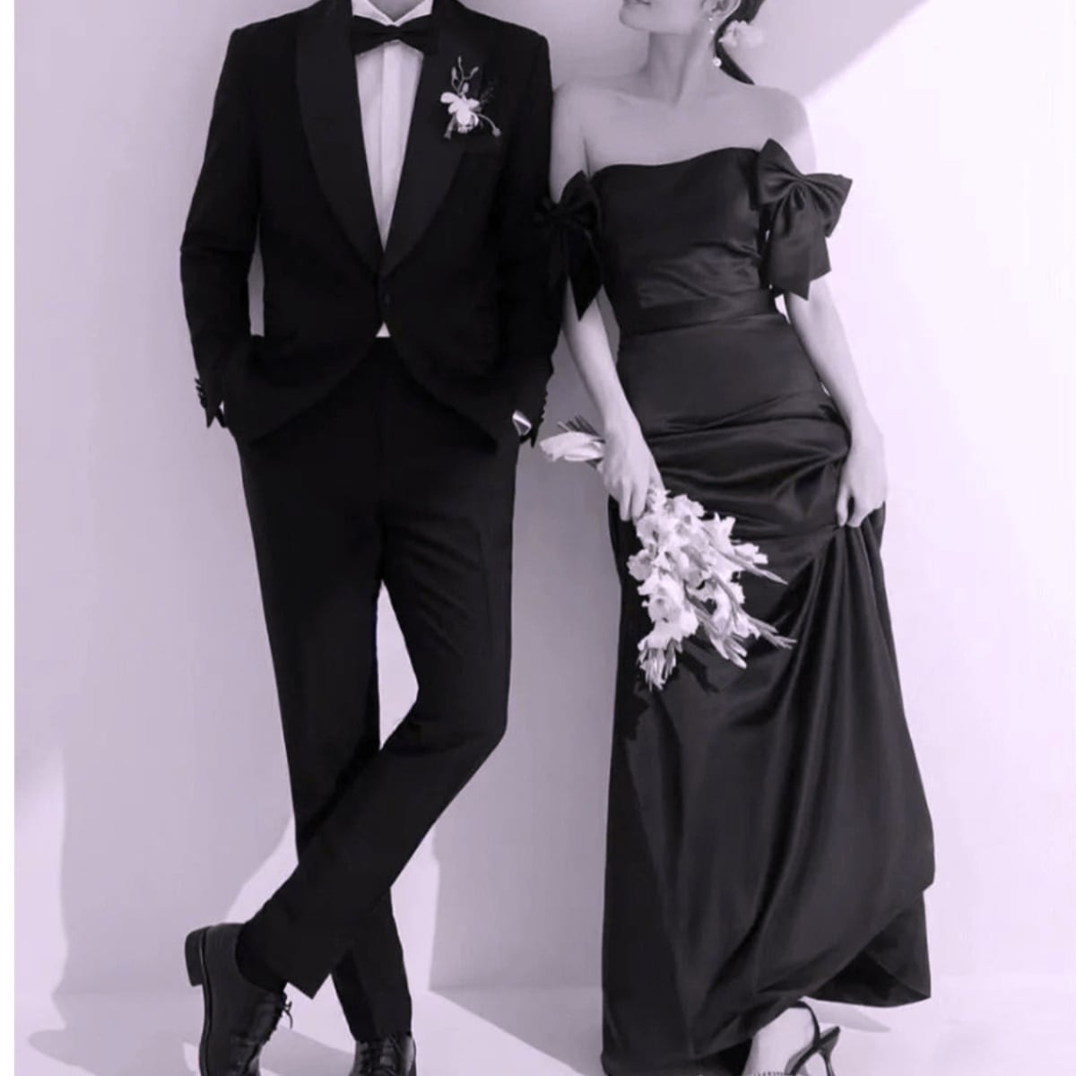 ドレス 衣装 イブニングドレス ブラックドレス ロングドレス オフショルダー オフショル リボン セミフレア 光沢 ステージドレス 発表会 かわいい 大人可愛い きれいめ シンプル 上品 おしゃれ