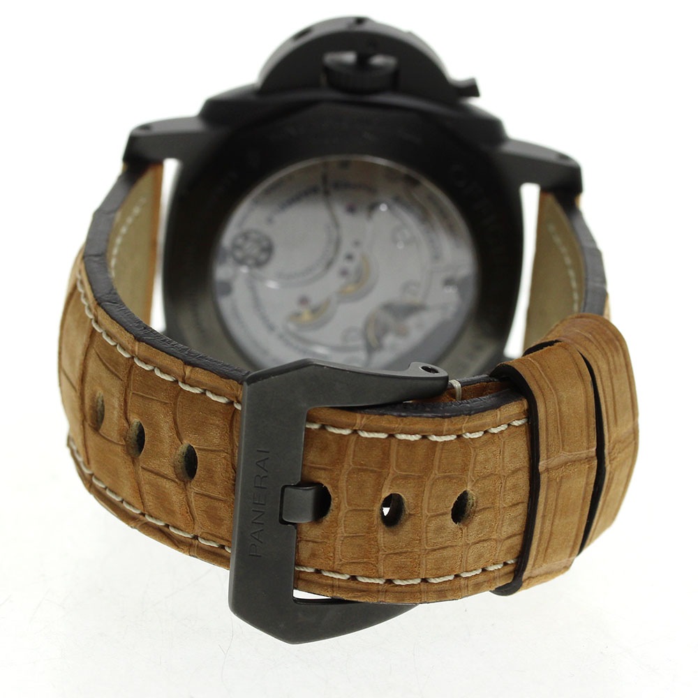 訳あり パネライ PANERAI PAM00317 ルミノール クロノ モノプルサンテ 8デイズ GMT 手巻き メンズ _697783【中古】 訳あり パネライ PANERAI PAM00317 ルミノール クロノ モノプルサンテ 8デイズ GMT 手巻き メンズ _697783【中古】