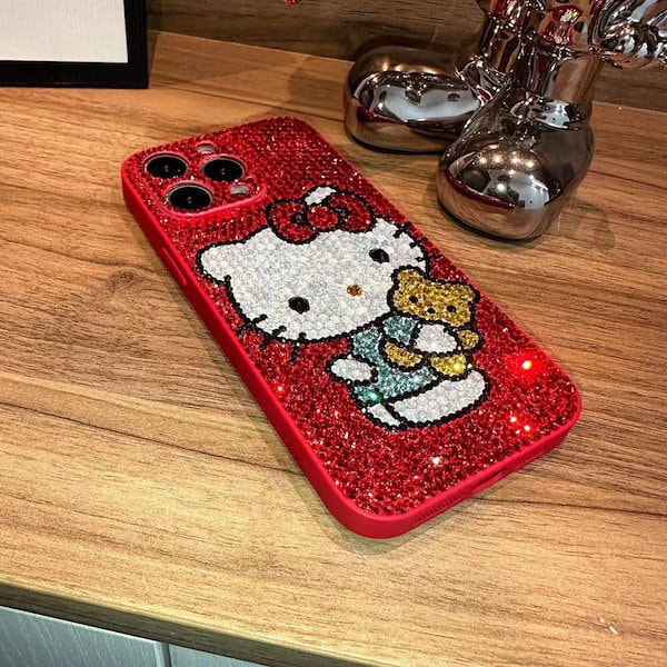 Qoo10] 手作り iPhoneケース ハローキティ