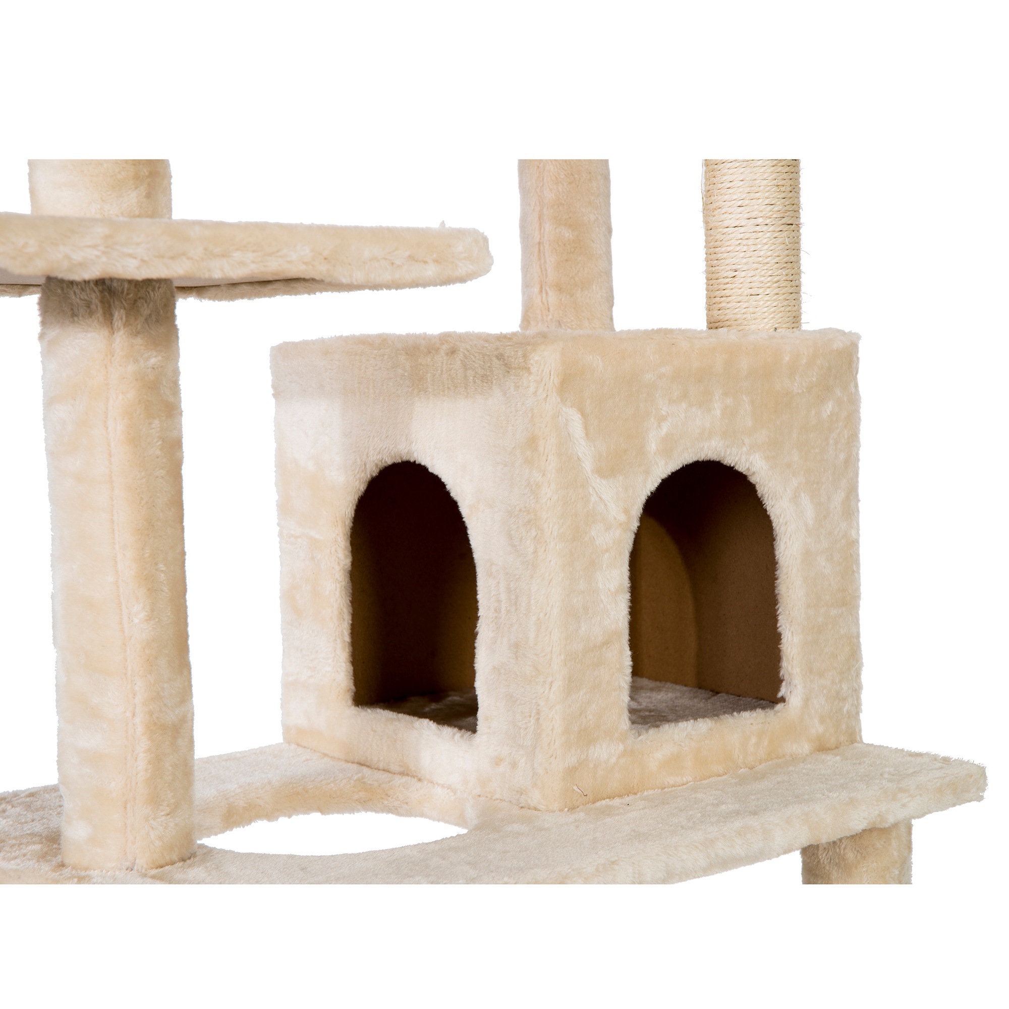 元SKU:TX033483】キャットタワー 突っ張り 全高235-258cm ハンモク