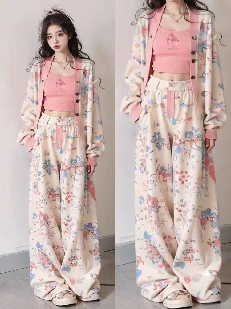 レディース ペティット SS25新作 インスタ系 韓国系 スリムシルエット ルーズフィット 2点セット セットアップ セットアップ スウェット セットアップ レディース セットアップ 韓国 セットアッ