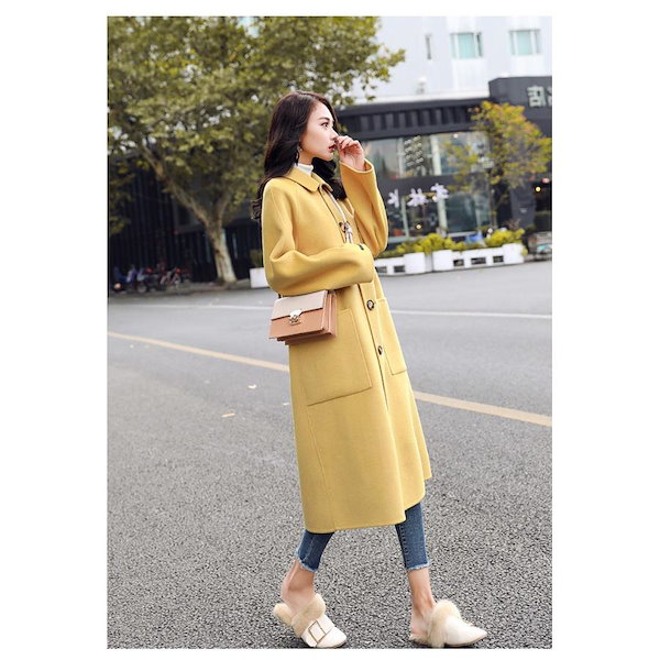 Qoo10] 新作セール ピーコート Pコート レディ