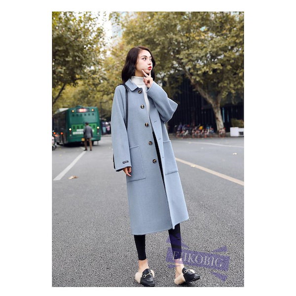 Qoo10] 新作セール ピーコート Pコート レディ