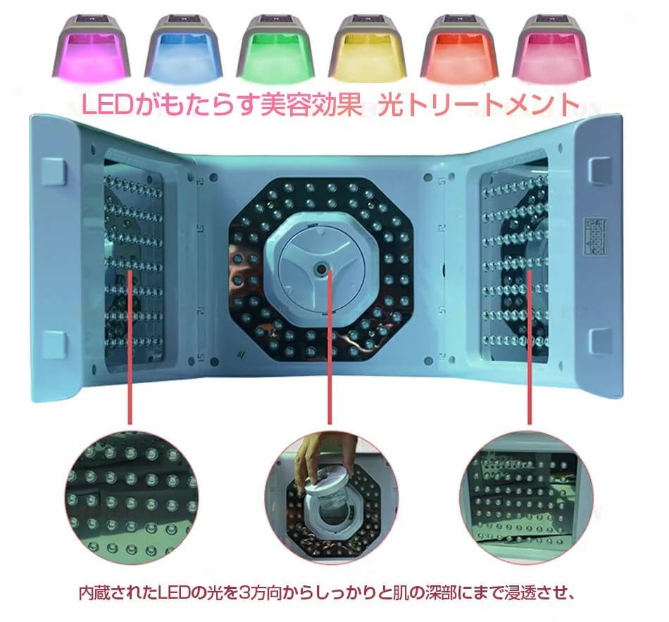1台2役 LED美顔器 ナノ噴霧機能付き led 光 美容 美顔器 6色LED美顔器 美容器 コラーゲンマシン フォトフェイシャル スチーム美顔自宅エステ光エステ 目元ケア 首 美顔マスク LEDライ 1台2役 LED美顔器 ナノ噴霧機能付き led 光 美容 美顔器 6色LED美顔器 美容器 コラーゲンマシン フォトフェイシャル スチーム美顔自宅エステ光エステ 目元ケア 首 美顔マスク LEDライ
