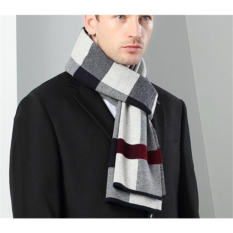 マフラー メンズ ロング 大判 スカーフ チェック柄 ビジネス 保温 オフィス カジュアル おしゃれ ペア 秋冬 厚手 通勤 紳士 アウトドア 仕事