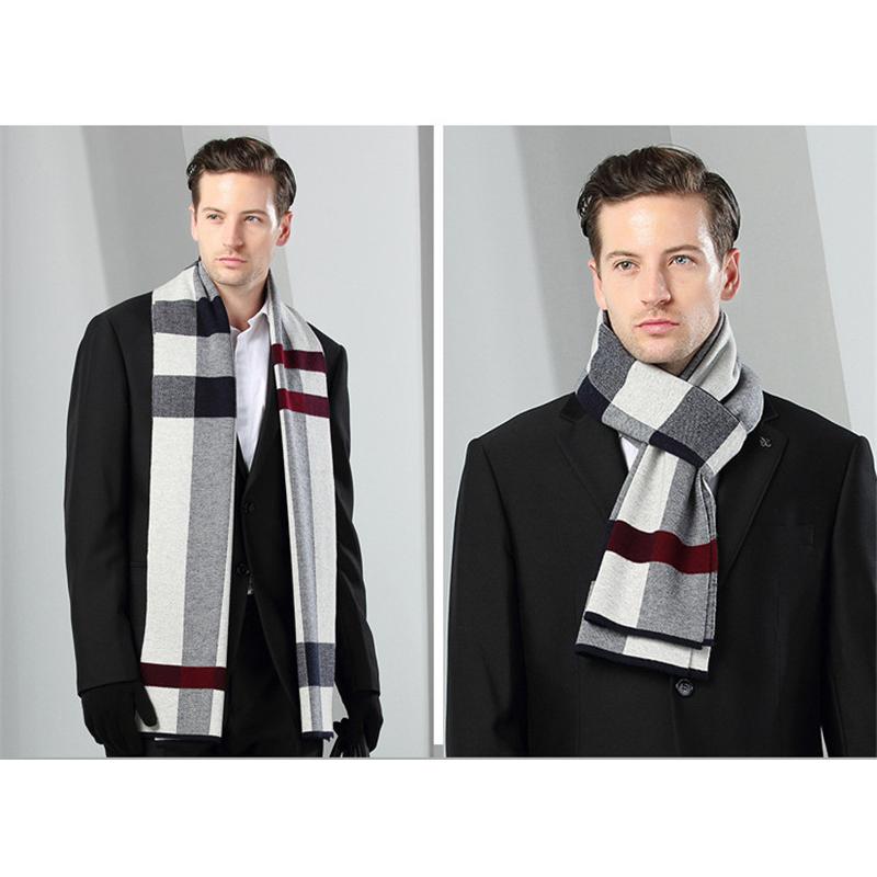 マフラー メンズ ロング 大判 スカーフ チェック柄 ビジネス 保温 オフィス カジュアル おしゃれ ペア 秋冬 厚手 通勤 紳士 アウトドア 仕事