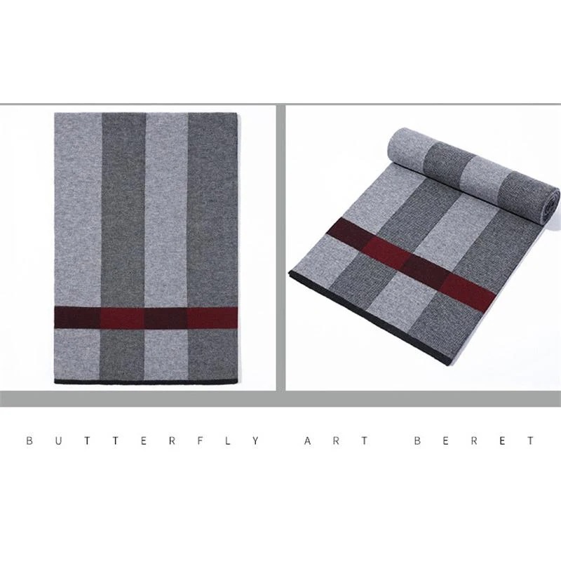 マフラー メンズ ロング 大判 スカーフ チェック柄 ビジネス 保温 オフィス カジュアル おしゃれ ペア 秋冬 厚手 通勤 紳士 アウトドア 仕事