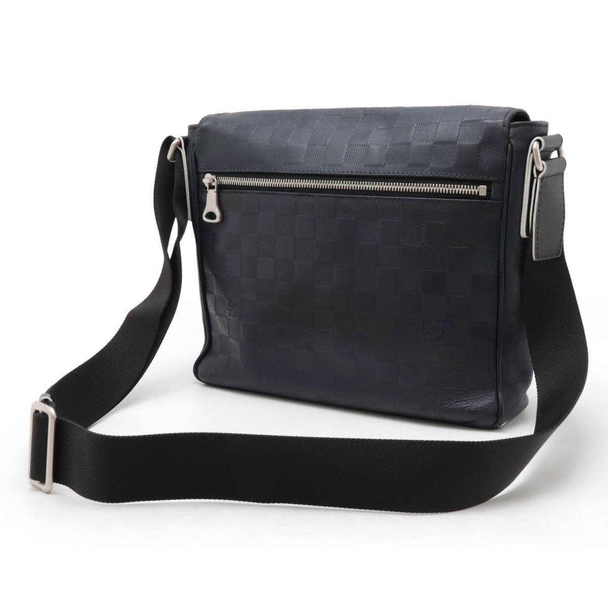 ダミエ アンフィニ ディストリクトPM ショルダーバッグ メッセンジャーバッグ アストラル ネイビー N4103