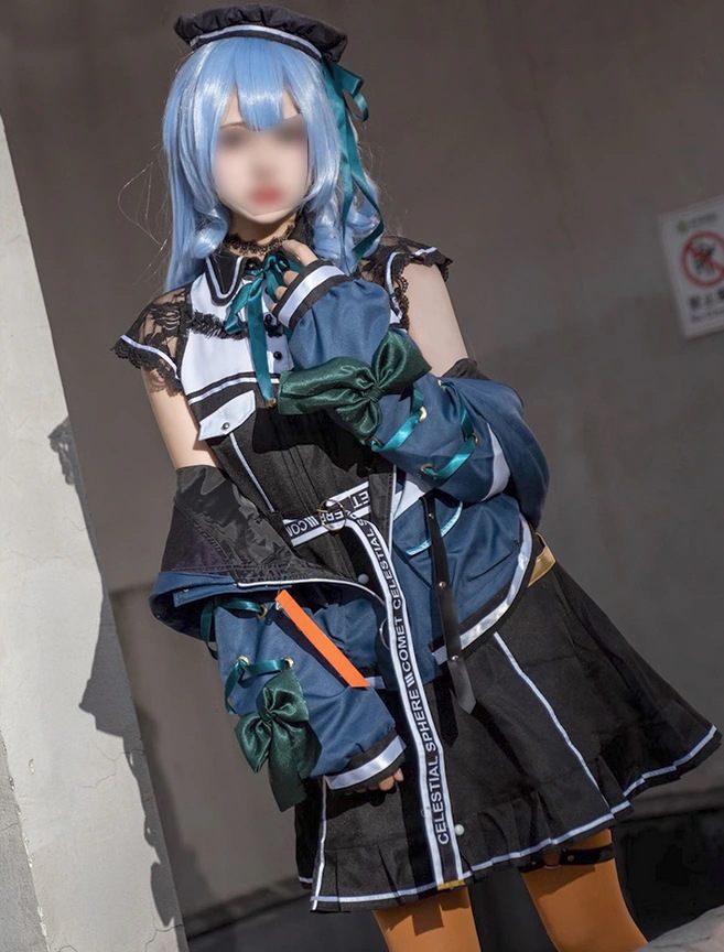 hololive 星街すいせい 普段着風 アイドル衣装 帽子付き 衣装 ウィッグ 靴 追加可 VTuber コスプレ ホロライブ バーチャルYouTuber すいちゃん 衣装 コスプレ