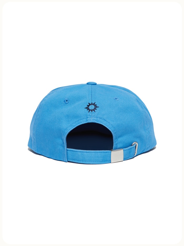 韓国 大人気 [HELLO SUNRISE]WASHED HS ARCH LOGO 6PANEL CAP HELLO SUNRISE Washed HS Arch Logo 6Panel Cap Sky Blue