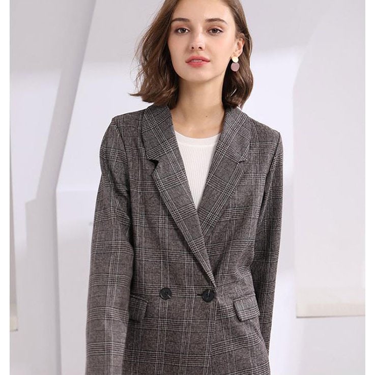 テーラードジャケット レディース ロングテーラードジャケット ノーカラージャケット 春秋アウター コ