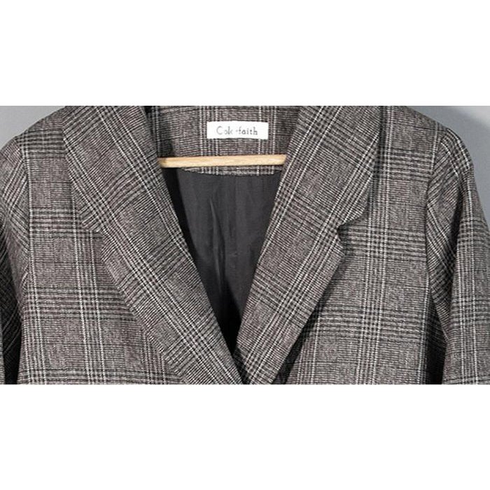 テーラードジャケット レディース ロングテーラードジャケット ノーカラージャケット 春秋アウター コ