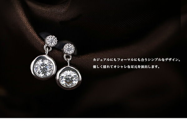 Qoo10] MUZE JEWELRY スワロフスキージルコニア シルバーピアス