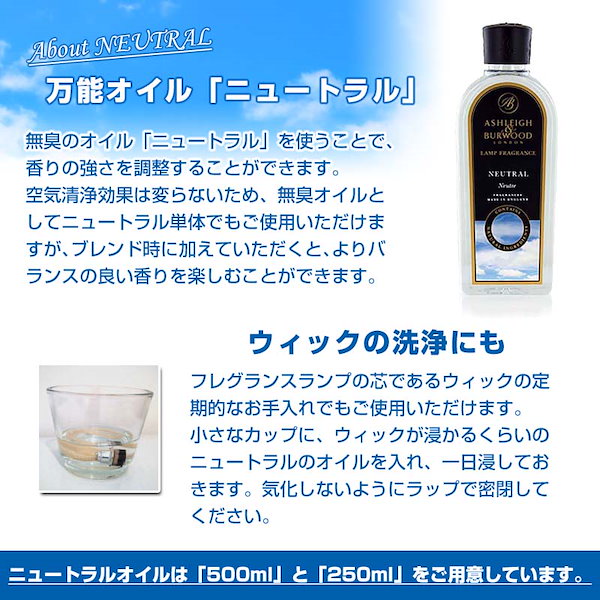 Qoo10] Ashleigh&Burwood ニュートラル フレグランスランプオイル