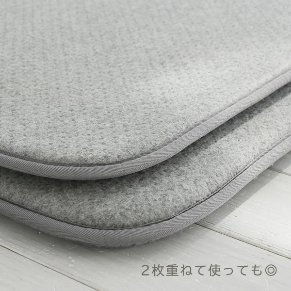 防音マット ラグ カーペット アンダーラグ ゆかもふ 20mm厚 2畳 170×170cm 滑り止め 防音 洗える 防音等級特級 ホットカーペット対応 下敷き すべり止め 床暖房対応 ゆかモフ