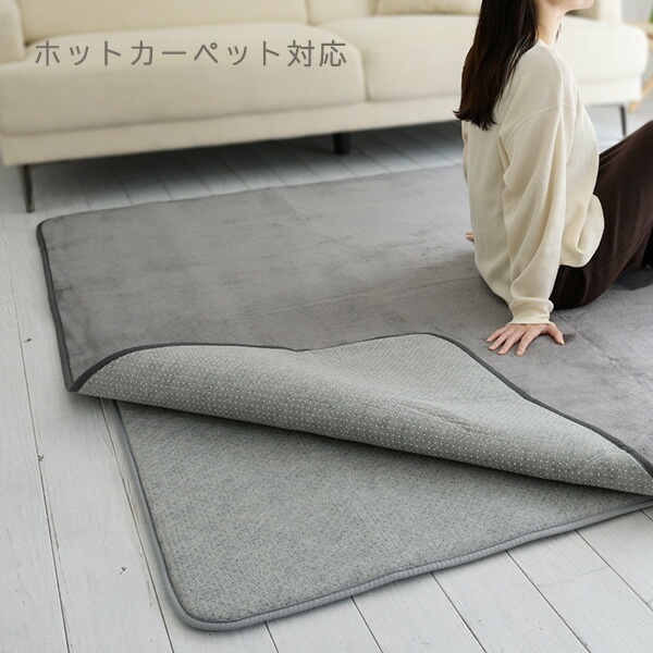 防音マット ラグ カーペット アンダーラグ ゆかもふ 20mm厚 2畳 170×170cm 滑り止め 防音 洗える 防音等級特級 ホットカーペット対応 下敷き すべり止め 床暖房対応 ゆかモフ