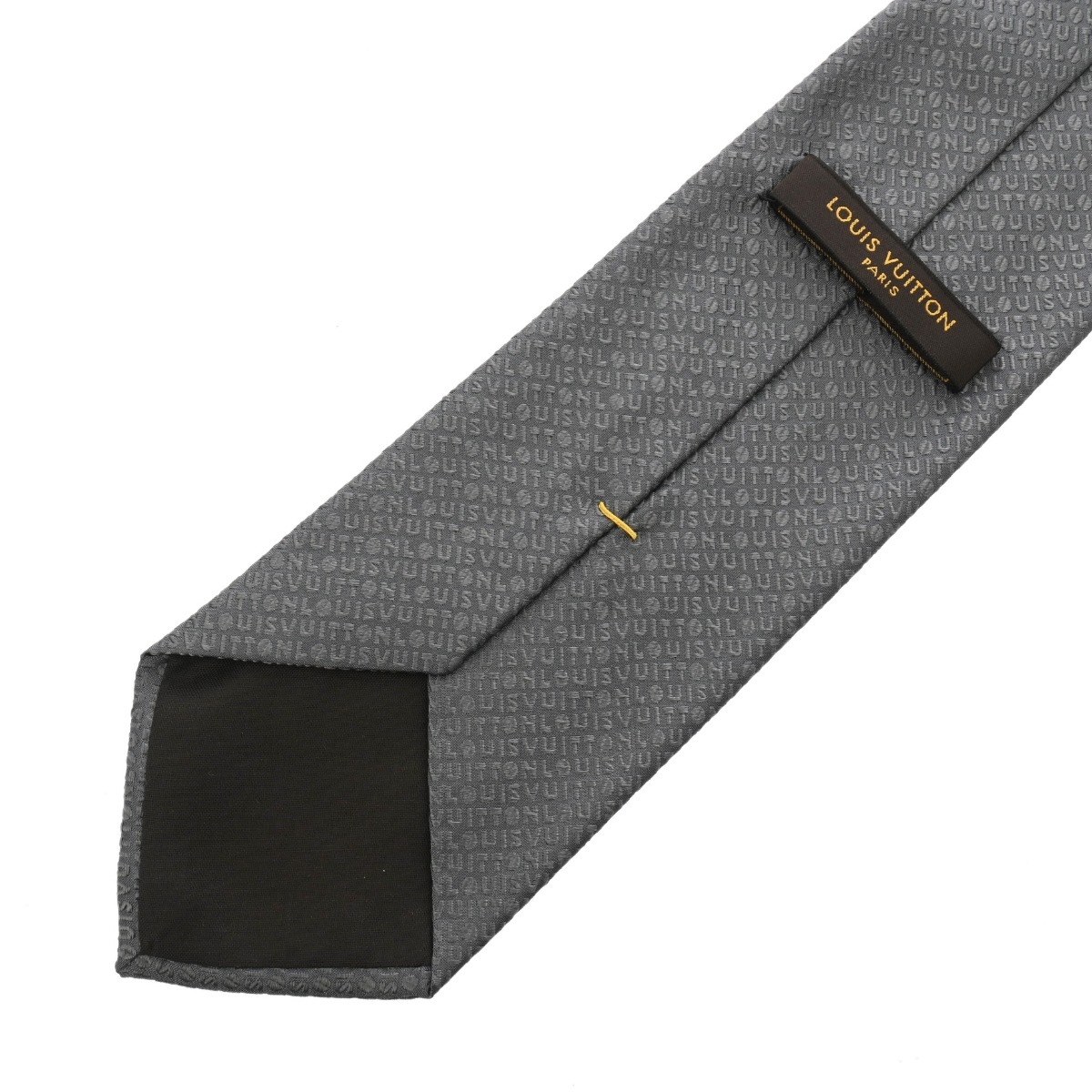 ロゴ グレー メンズ シルク100% ネクタイ Aランク 中古 銀蔵 ロゴ グレー メンズ シルク100% ネクタイ Aランク 中古 銀蔵