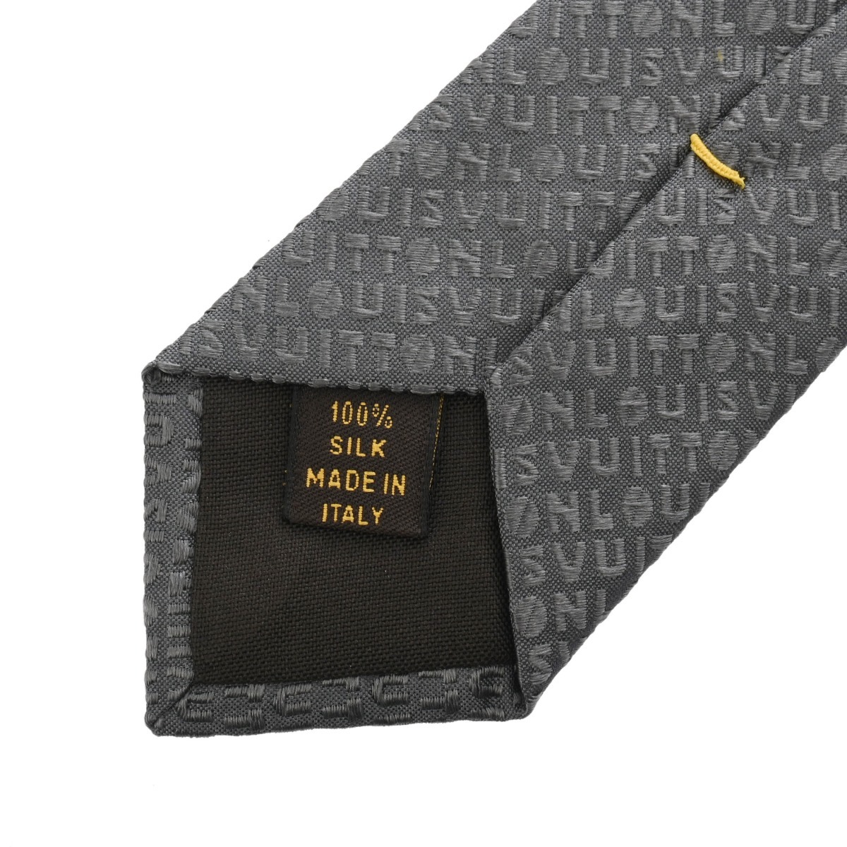 ロゴ グレー メンズ シルク100% ネクタイ Aランク 中古 銀蔵 ロゴ グレー メンズ シルク100% ネクタイ Aランク 中古 銀蔵