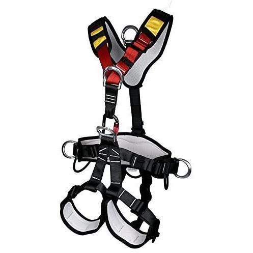 クライミング 登山降下 安全帯ベルト バストベルトに座っ登山ハーネス座席 高所作業保護 懸垂下降アウトドア