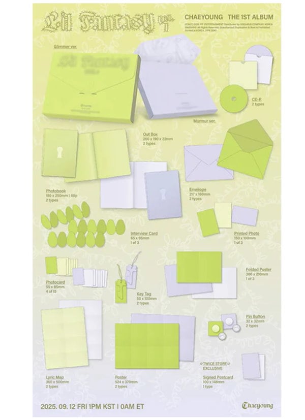 Qoo10] JYP Entertainment チェヨン ソロアルバム target e